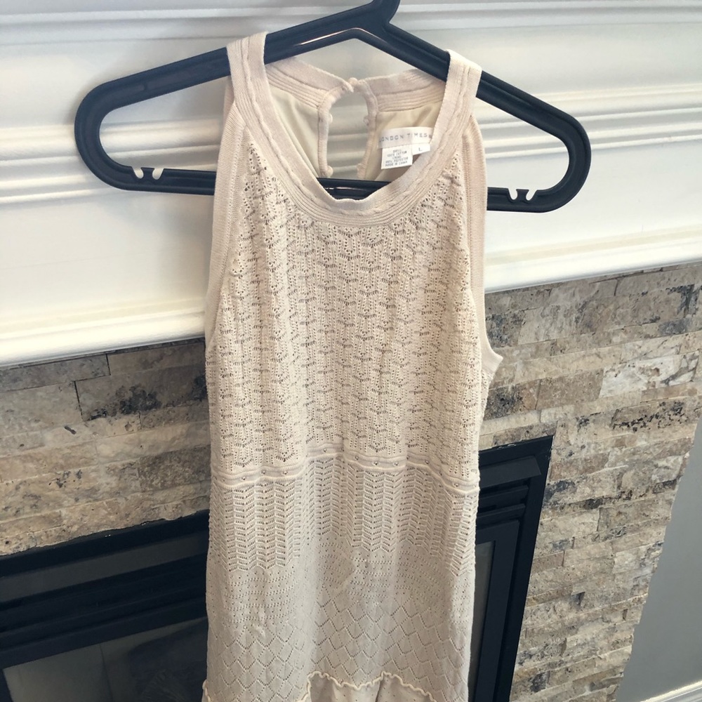 Knit beige /cream dress